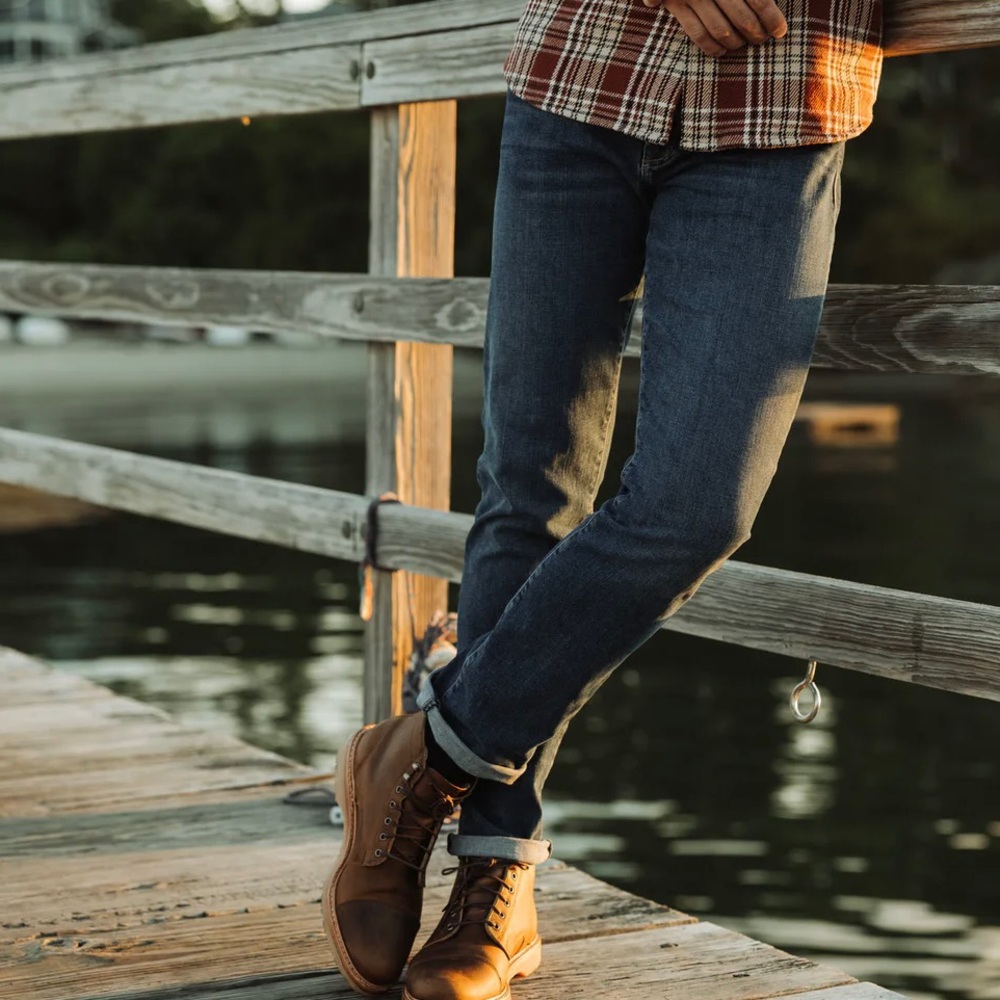 Flint and Tinder Men's 31X32 USA Made Slim Fit Jeans